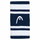 Head Schweissband Handgelenk Jumbo Logo Striped navyblau/weiss - 2 Stück