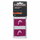 Head Schweissband Striped Handgelenk pink/weiss - 2 Stück