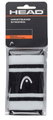 Head Schweissband Striped Handgelenk Jumbo weiss/schwarz - 2 Stück