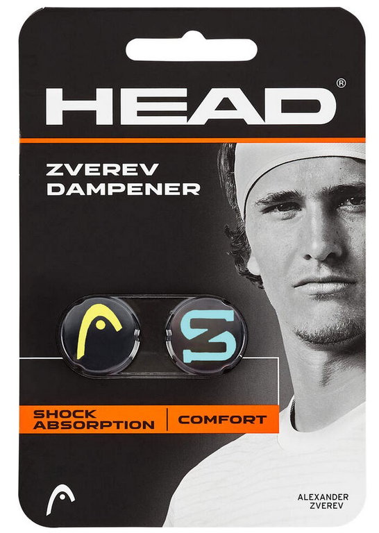 Head Schwingungsdämpfer Zverev schwarz/gelb/blau 2er
