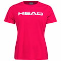 Head Tennis-Shirt Club Basic (Mischgewebe) magenta Damen