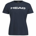 Head Tennis-Shirt Club Basic (Mischgewebe) navyblau Damen
