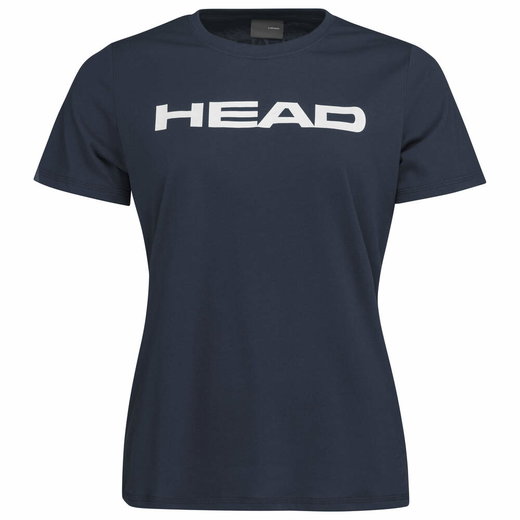 Head Tennis-Shirt Club Basic (Mischgewebe) navyblau Damen