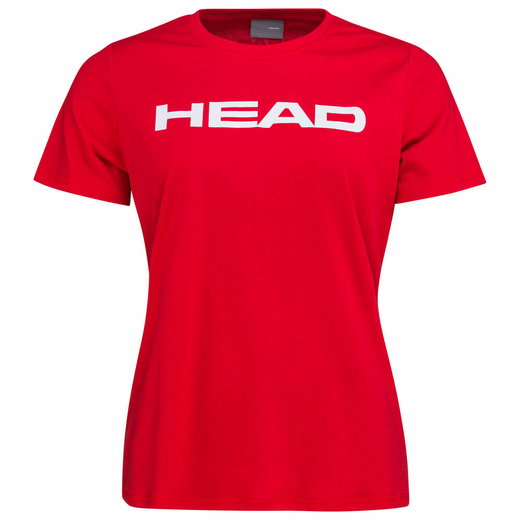 Head Tennis-Shirt Club Basic (Mischgewebe) rot Damen