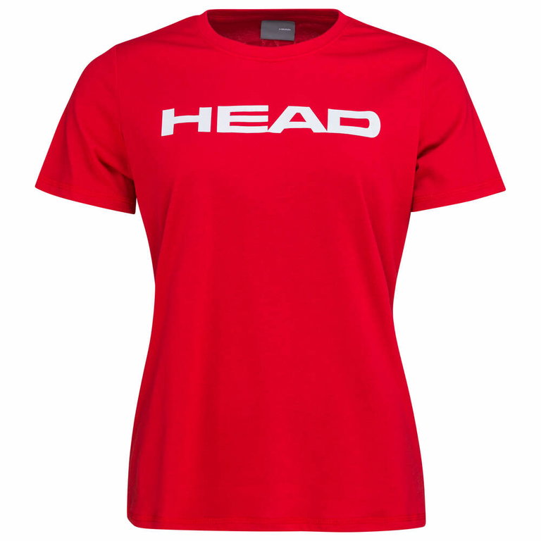 Head Tennis-Shirt Club Basic (Mischgewebe) rot Damen