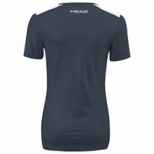 Head Tennis-Shirt Club 22 Tech (Moisture Transfer Microfiber Technologie) navyblau Damen