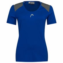 Head Tennis Shirt Club 22 Tech (Moisture Transfer Microfiber Technology) royal blue Ladies