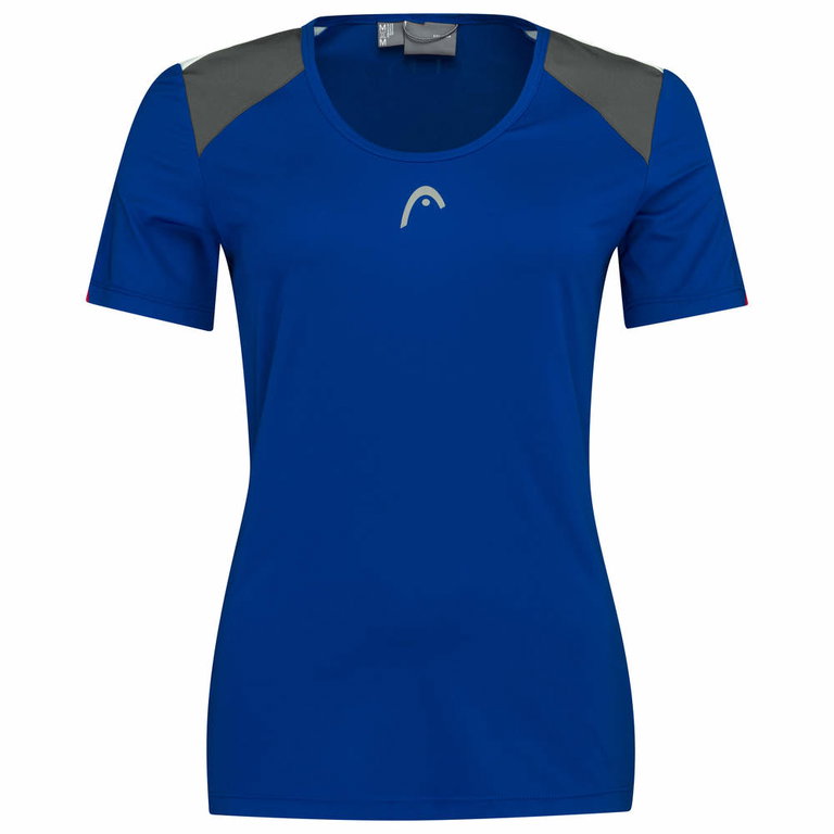 Head Tennis Shirt Club 22 Tech (Moisture Transfer Microfiber Technology) royal blue Ladies