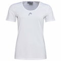 Head Tennis-Shirt Club Tech (Moisture Transfer Microfiber Technologie) weiss/weiss Damen