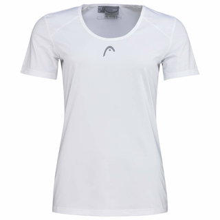 Head Tennis-Shirt Club Tech (Moisture Transfer Microfiber Technologie) weiss/weiss Damen