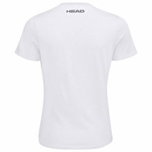 Head Tennis Shirt Club 22 Lara (Cotton Blend) white/red Ladies