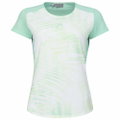 Head Tennis-Shirt Tie-Break 2023 (Moisture Transfer Microfiber Technology) pastel green/white Women