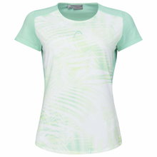 Head Tennis-Shirt Tie-Break 2023 (Moisture Transfer Microfiber Technology) pastel green/white Women