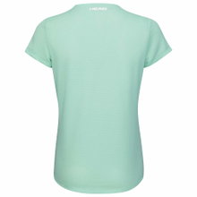Head Tennis-Shirt Tie-Break 2023 (Moisture Transfer Microfiber Technology) pastel green/white Women