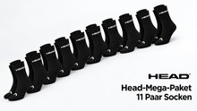 Head Sports Socks Elements All Sports Crew (Mixed Fabric) black - 11 pairs