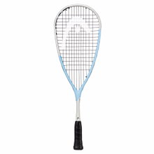 Head Kinder Squash Racket Extreme Junior 120g/head heavy 2025 light blue/white - strung -