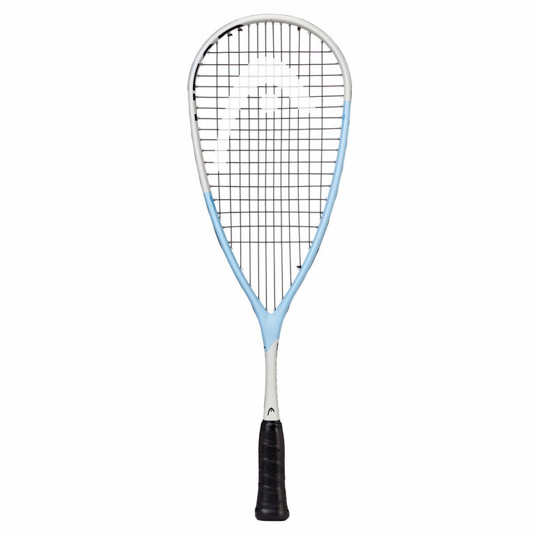 Head Kinder Squash Racket Extreme Junior 120g/head heavy 2025 light blue/white - strung -