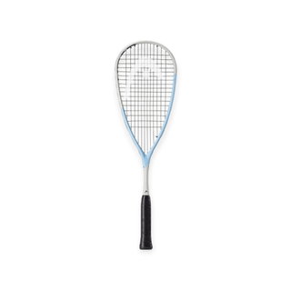 Head Squashschläger Extreme 135g/kopflastig 2025 hellblau/grau - besaitet -