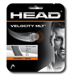 Head Tennissaite Velocity MLT (Armschonung+Touch) schwarz 12m Set
