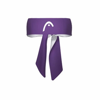 Head Headband Bandana 2026 - purple/white - 1 piece