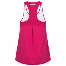 Head Tennis Tank Top Agility (quick-drying, V-neck) berrypink/white Girls