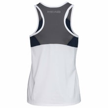 Head Tennis-Tank Club Tank Top (Racer Back) white/dark blue Women