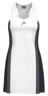 Head Tennis-Kleid Club 25 Dress (separate Innenhose) 2025 weiss/navyblau Damen