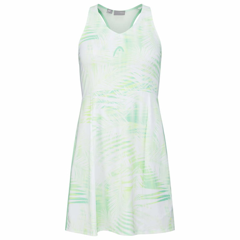 Head Tennis Dress Spirit Dress (separate inner shorts, V-neck) pastel green/white ladies