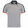 Head Tennis-Padel Polo Tech (atmungsaktiv, schnell trocknend) hellgrau/orange Herren