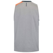 Head Tennis-Padel Tank Top (Mesh Inserts) grey/blue/orange Men