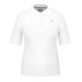 Head Tennis-Polo Performance 2024 (Polyester-Jacquard, schnelltrocknend) weiss Damen