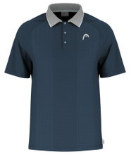 Head Tennis Polo Performance (100% Polyester, Moisture Transfer Microfiber Technology) 2025 navy blue Men's