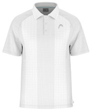 Head Tennis Polo Performance (100% Polyester, Moisture Transfer Microfiber Technology) 2025 white/grey men's