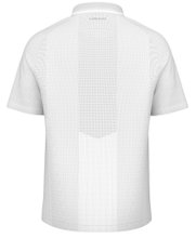 Head Tennis Polo Performance (100% Polyester, Moisture Transfer Microfiber Technology) 2025 white/grey men's