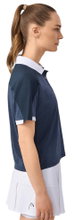 Head Tennis Polo Play Tech (Polyester Jacquard, quick-drying) 2025 navy blue ladies
