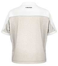 Head Tennis Polo Play Tech (Polyester Jacquard, quick-drying) 2025 grey ladies
