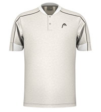 Head Tennis Polo Play Tech (Mesh Inserts, Moisture-Wicking) 2025 Beige Men's