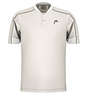 Head Tennis Polo Play Tech (Mesh Inserts, Moisture-Wicking) 2025 Beige Men's