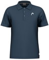Head Tennis-Polo Slice (feuchtigkeitsabsorbierend) 2025 navyblau Herren