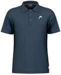 Head Tennis Polo Slice (moisture-wicking) 2025 navy blue men's