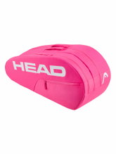 Torba tenisowa Head Racketbag Base M (torba na rakiety, 2 główne komory) 2026 różowa 6 sztuk
