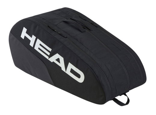 Head Tennis-Racketbag Base Racquet Bag L (Schlägertasche, 3 Hauptfächer) 2025 schwarz 9er