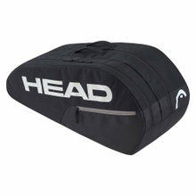 Torba tenisowa Head Racketbag Base M (torba na rakiety, 2 główne komory) 2025 czarna 6 szt.