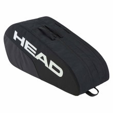 Torba tenisowa Head Racketbag Base M (torba na rakiety, 2 główne komory) 2025 czarna 6 szt.