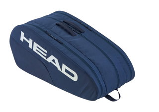 Head Tennis Racket Bag Base Racquet Bag L (Racket Bag, 3 Main Compartments) 2025 Navy Blue 9 Racket