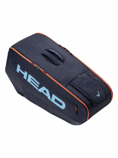 Head Tennis-Racketbag Pro Racquet Bag L (Schlägertasche, 3 Hauptfächer) 2026 navyblau 9er