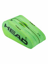 Head Tennis Racket Bag Tour Racquet Bag XL (Racket Bag, 3 Main Compartments) 2026 Green 12-Pack