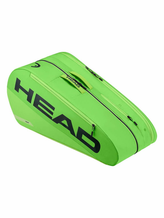 Head Tennis-Racketbag Tour Racquet Bag L (Schlägertasche, 2 Hauptfächer) 2026 grün 9er