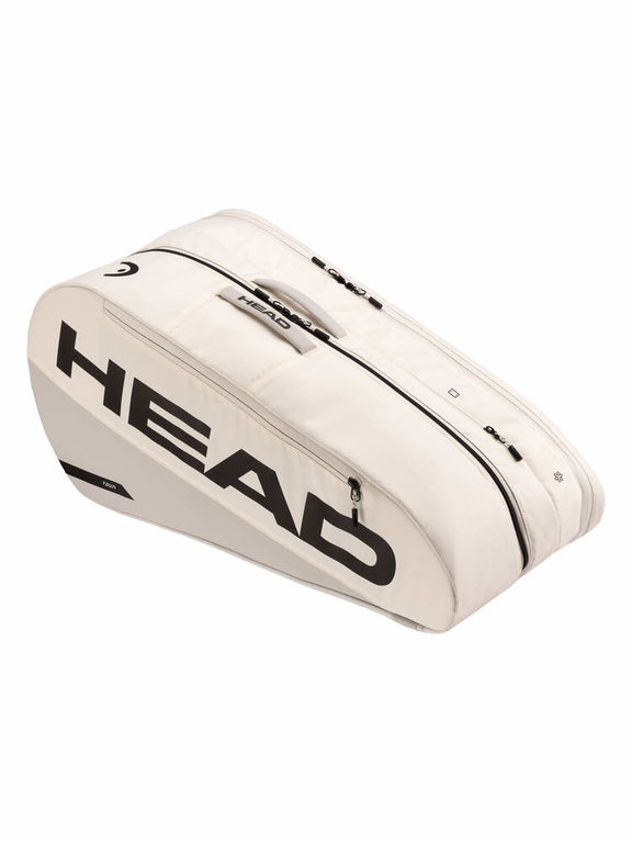 Head Tennis Racket Bag Tour Racquet Bag L (Racket Bag, 2 Main Compartments) 2026 white/grey 9-pack