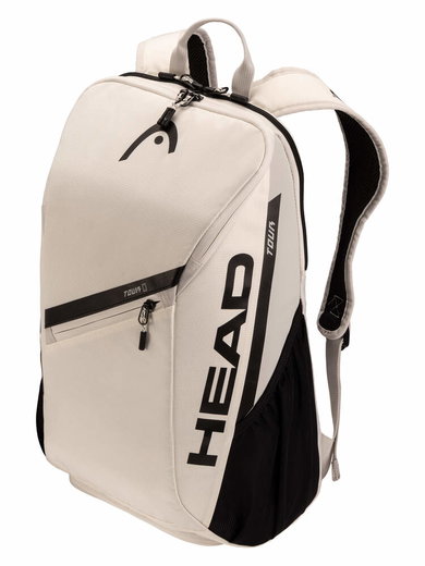 Head Tennis-Rucksack Tour (Schlägerfach, mit Schuhfach, 25 Liter) 2026 weiss/schwarz